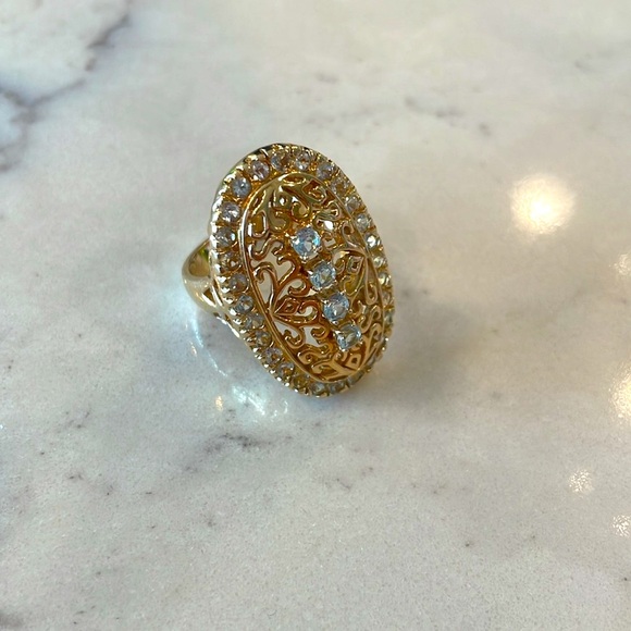 David Sigal Gold Plated Sterling Silver ring - Picture 2 of 7